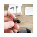 XIAOMI Manos Libre Portatil Silicona Conector Jack 3.5MM Negro