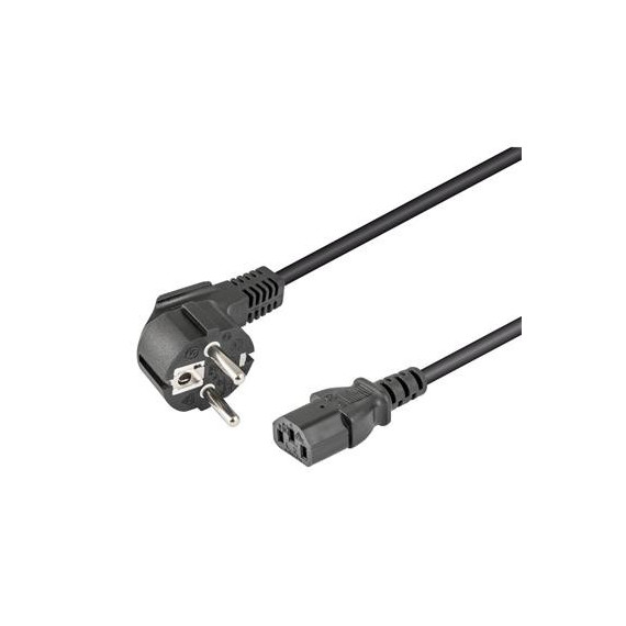 NIMO Cable Alimentacion Schuko IEC320H 3MTRS Negro WIR1054