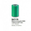 NIMO BAT179 Bateria 1.2V 400 Mah 1/2AA Ni-cd