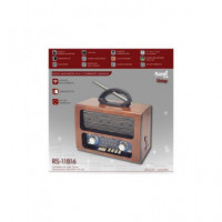 SAMI Radio Portatil Bolsillo Am/fm RS-11829 BLUETOOTH Usb,micro Sd Carga Tipo C