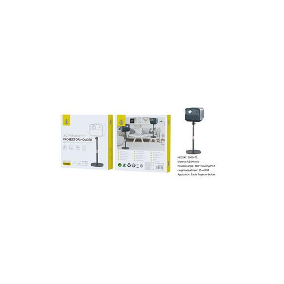 ONE PLUS Soporte Proyector de Escritorio NE5247 360º 25-40CM