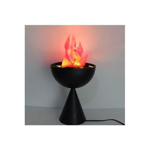 Lampara Efecto Llama de 12 Leds 12V 10W Tela Roja Tipo Cono  LALO