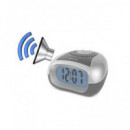 TIMEMARK Cl-ibiza Reloj Despertador Digital Parlante con Calendario, Temperatura