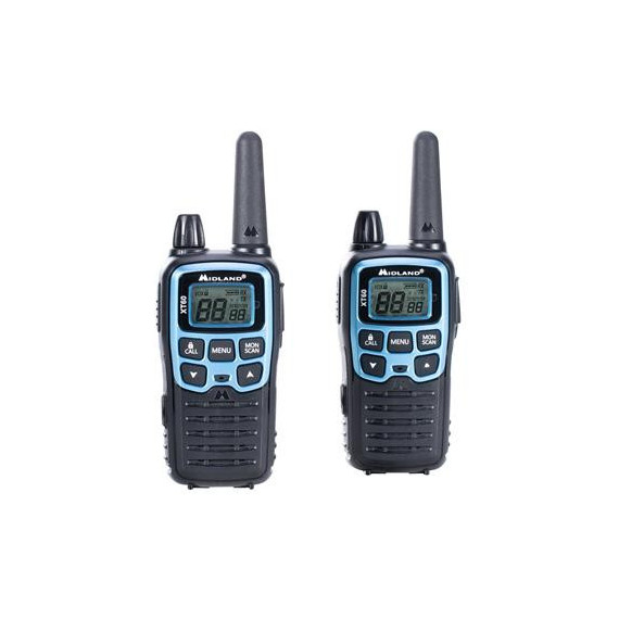 MIDLAND Pareja Wakies PMR446 XT60 10KM/93 Canales Azul/negro