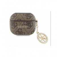 GUESS Funda Airpods 3 Marron Strass - Guanxe Atlantic Marketplace