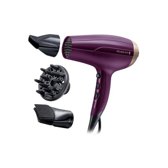 REMINGTON Secador de Pelo 2300W con Accesorios Azul D5219