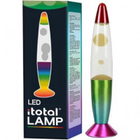 ITOTAL Lampara de Lava Led Multi Color XL2683 Cera Blanca