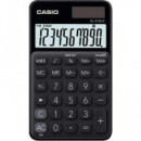 CASIO Calculadora Solar Pequeño SL-310UC-BK Negra 10 Digitos con Pilas