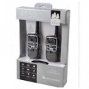 MIDLAND Pareja Wakies PMR446 XT50 8KM/24 Canales Plata/negro