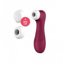 SATISFYER Pro 2 GEN3 Rojo Air App Pulse Impermeable IPX7,MODO SILENCIO,11 Programas,recargable