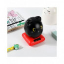 ITOTAL Figura Solar Forma Gato Negro XL2695