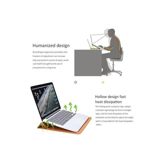 DEVIA Funda Ultra Fina para Macbook Air 13.3/PRO Azul Bracket Bag