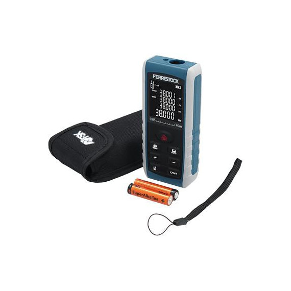 FERRESTOCK Medidor De Laser Distancia 70Mtrs IP54