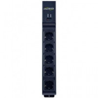 ENERGENIE Regleta 5 ENCHUFES+2XUSB con Control Remoto EG-SP5-U6B-RM Negro