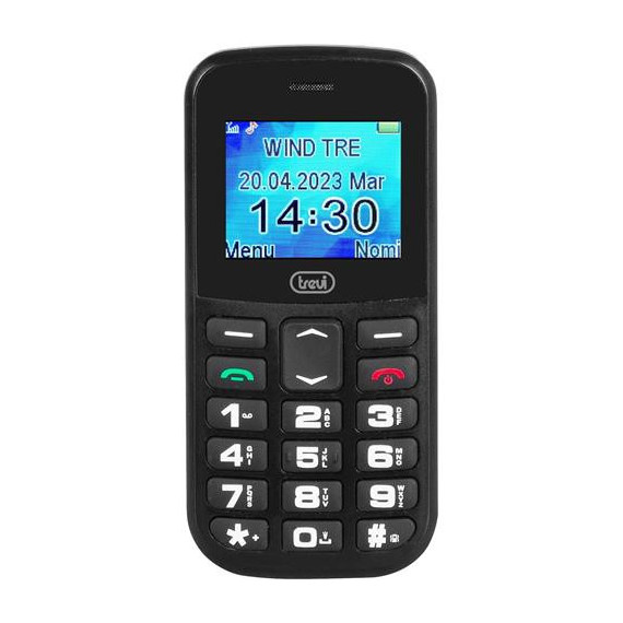 TREVI Telefono Movil Basico con Teclas Grandes MAX20 Negro