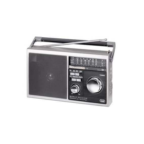 TREVI Radio Multibanda Mb 749 W AM/FM/SW1/SW2 Bluetooth,micro Sd,aux In Pilas y Alimentacion