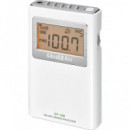 SANGEAN Radio Portatil Digital Am/fm Pocket 160 Blanco