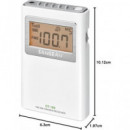 SANGEAN Radio Portatil Digital Am/fm Pocket 160 Blanco