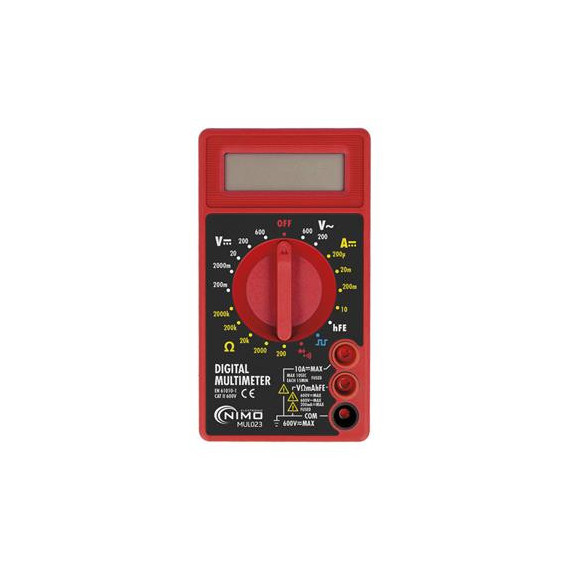 NIMO Multimetro  Digital 3 1/2 Catii 600V MUL023