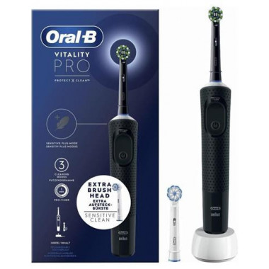 Oral B Cepillo Electrico Vitality Pro Negro Protectxclean  ORAL-B