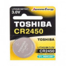 TOSHIBA Pila Boton CR2450 Litio 3V