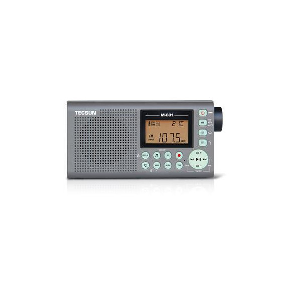 TECSUN Radio Digital FM M-601 Con Funcion Grabacion/Bluetooth/Micro SD/100 Memorias