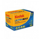 KODAK Carrete Pelicula para Fotos 36 Exp Ultramax 200