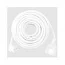 Silver Alargador Corriente Schucko 10MTRS 9219 Blanco  SILVER ELECTRONICS