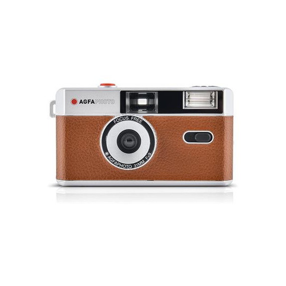 AGFAPHOTO Camara Fotos Analogica con Flash 35MM A2136 Marron