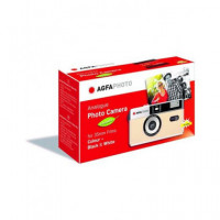 AGFAPHOTO Camara Fotos Analogica con Flash 35MM A2239 Beige