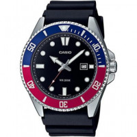 CASIO Coleccion MDV-107-1A3VEF Reloj Analogico Correa Resina, Pantalla Neon, Cronometro, Fecha, Alar - Guanxe Atlantic Marketpla