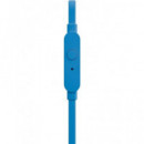 JBL T160 Mini Auriculares Estereo con Microfono Azul