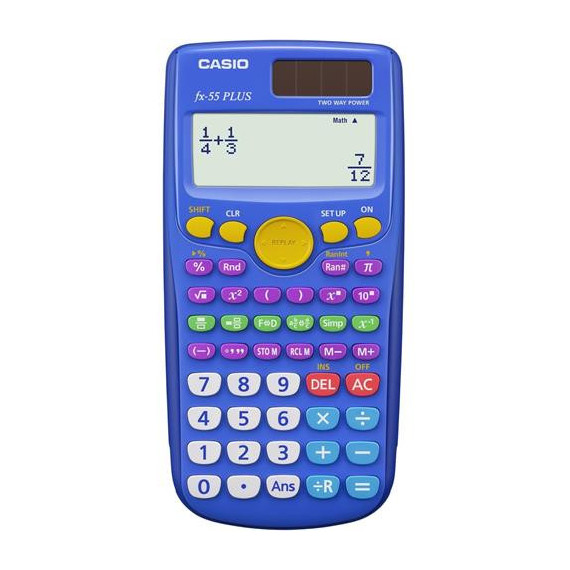CASIO Calculadora Cientifica FX-55 Plus Fraction
