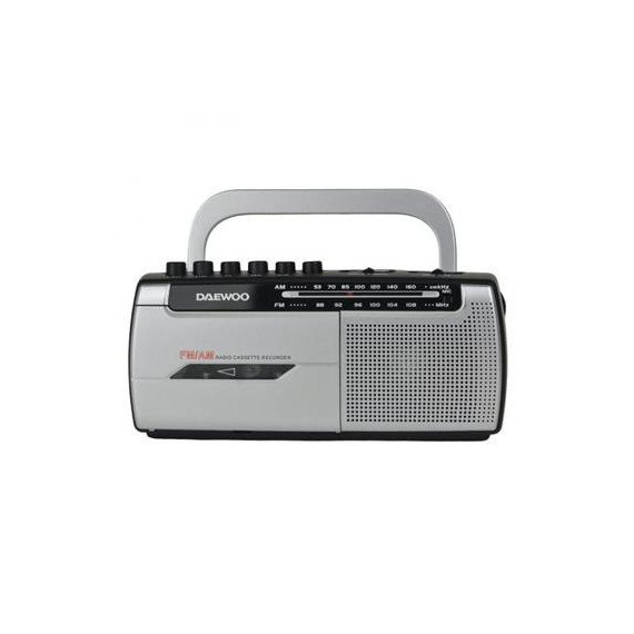 DAEWOO Radio Cassette Am/fm Pila y Corriente DW1107
