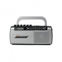 DAEWOO Radio Cassette Am/fm Pila y Corriente DW1107
