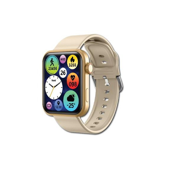 SAMI Reloj Smartwatch X-tech Sueño/cardiaco/oxigeno/manos Libre WS2367BG Beige