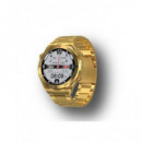 SAMI Reloj Smartwatch Inteligente Moon Sueño/cardiaco/oxigeno/manos Libre WS2380SG Dorado