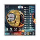 SAMI Reloj Smartwatch Inteligente Moon Sueño/cardiaco/oxigeno/manos Libre WS2380SG Dorado