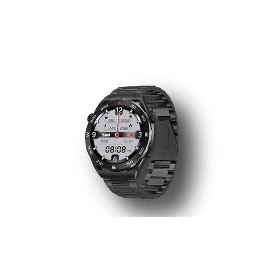 SAMI Reloj Smartwatch Inteligente Moon Sueño/cardiaco/oxigeno/manos Libre WS2380SN Negro