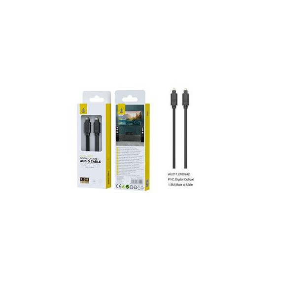 Oneplus Cable Audio Optico M/m 1.5MTRS Negro AU217  ONE PLUS