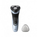 PHILIPS Afeitadora de Barba Series 3000X Recargable Seco y Mojado Cable Carga Usb X3003