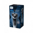 PHILIPS Afeitadora de Barba Series 3000X Recargable Seco y Mojado Cable Carga Usb X3003
