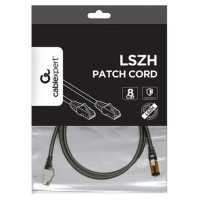 CABLEXPERT Cable Red RJ45 CAT8 1MTR Negro