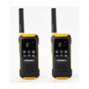 DYNASCAN F-15 Pack 2 Emisora PMR446 Flota en Agua, IP67, 16 Canales, 500MW con 2 Pinganillo Gratis