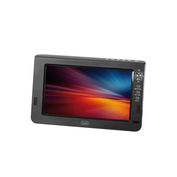 TREVI Televisor 10.1" con DVB-T2 LTV2010 S2 Negro 12V y 110-220V USB Micro Sd HDMI Recargable