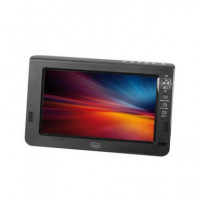TREVI Televisor 10.1" con DVB-T2 LTV2010 S2 Negro 12V y 110-220V USB Micro Sd HDMI Recargable