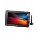 TREVI Televisor 10.1" con DVB-T2 LTV2010 S2 Negro 12V y 110-220V USB Micro Sd HDMI Recargable