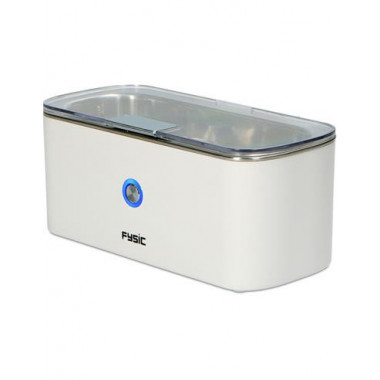 FYSIC HRV8003 Limpiador Ultrasonico Compacto para Joyas, Lentes, Moneda, Piedras Preciosas  FC-18