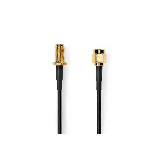 NEDIS Cable Antena Sma M/h 1MTR Dorado CSGL02210BK10