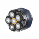 XO Afeitadora de Cabeza con 6 Cabezales CF21 Recargable IPX6